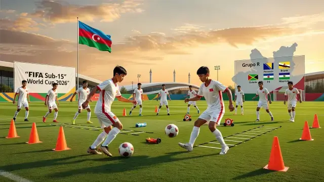 Vietnã Sub-15 Intensifica Preparação para Mundial no Azerbaijão